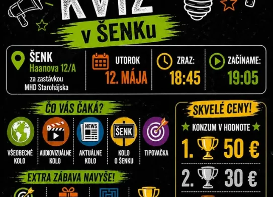 kvízovanie v Mense