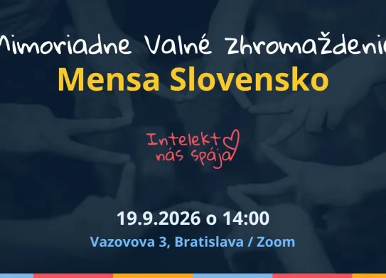 Mimoriadne valné zhromaždenie 2026
