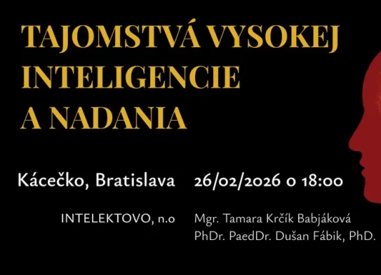 Pozývame vás na odbornú prednášku našej členky a psychológa, spojenú s následným neformálnym posedením členov Mensy a ich hostí.