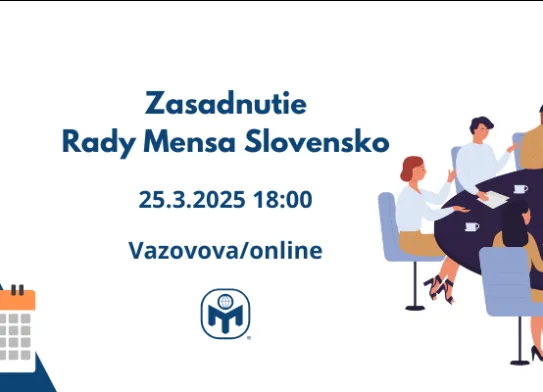 Zasadnutie Rady Mensa Slovensko