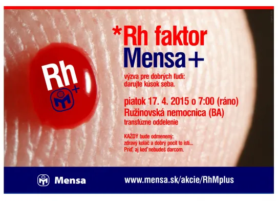 Rh faktor Mensa+