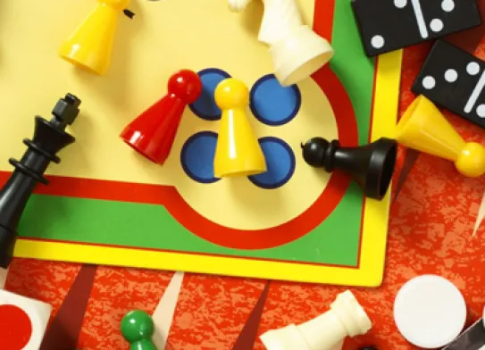 stolové hry v Mense