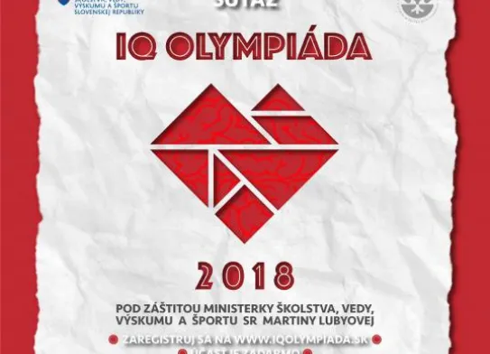 IQ olympiáda 2018 - Stred - Regionálne kolo - stredné Slovensko - Žilina