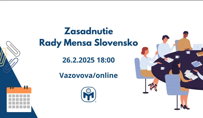 Zasadnutie Rady Mensa Slovensko